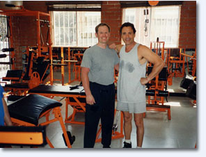 Marcus Schüssler mit Frank Stallone